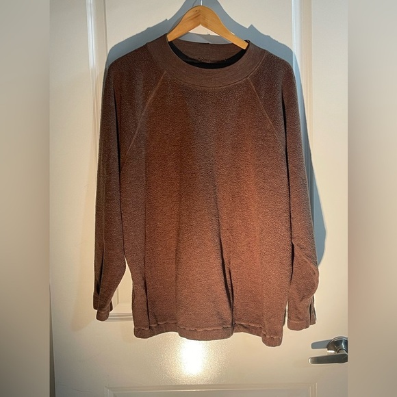 United Colors of Benetton Men's Fleece Sweater Camel Colour Size L - Picture 1 of 10